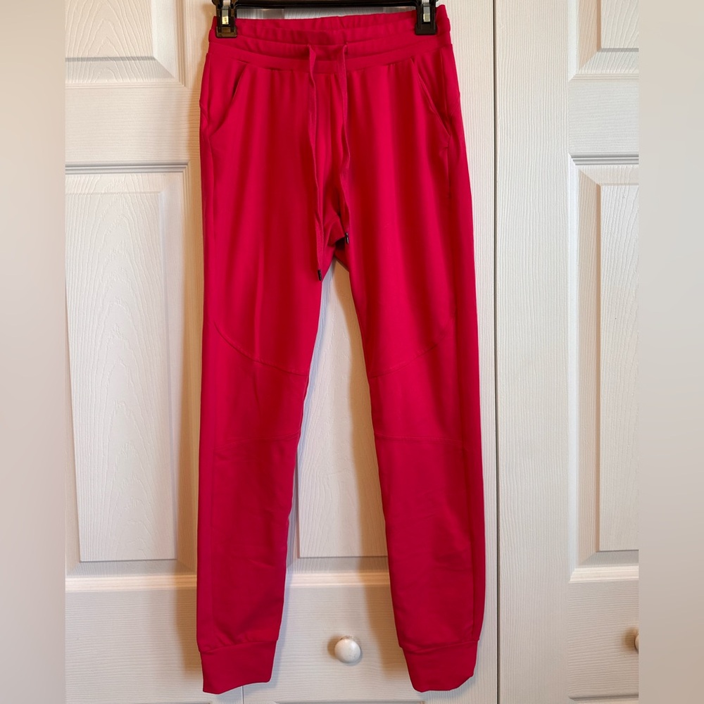 Buffbunny Bright Pink Drawstring Joggers